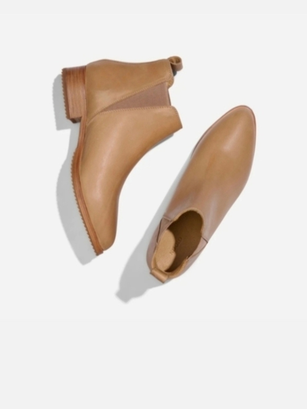 Nisolo Eva Women's Tan Chelsea Ankle Boots Sz 8 New Ret $228